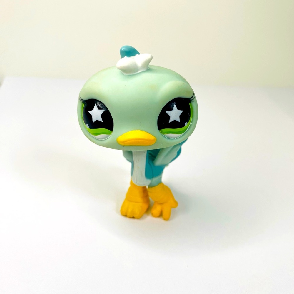 LPS Littlest Pet Shop #818 Blue Ostrich